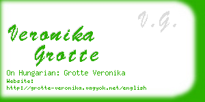 veronika grotte business card